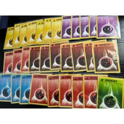 x31 Shadowless Energy Base Set Pokemon Card Lot Vintage WOTC! - Image 1