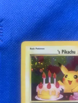 Pokemon 2000 Promo Black Star #24 Birthday Pikachu Holo Card - Image 3