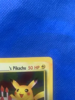 Pokemon 2000 Promo Black Star #24 Birthday Pikachu Holo Card - Image 5