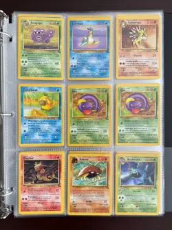 Vintage French Pokemon Card Lot (46) - Jungle & Fossil - Pikachu, Lapras - WotC - Image 1