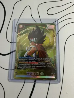 Vegeta Youth FB08-092 Alternate Art Saiyan's Pride Dragon Ball English Card NM - Image 1