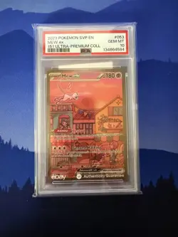 Mew ex 053 Sv: Scarlet & Violet Promo Cards PSA 10 - Image 1