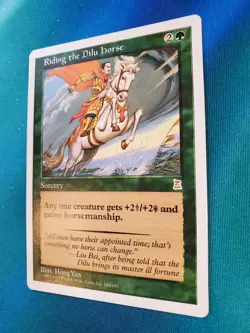 Riding the Dilu Horse * MTG Portal Three Kingdoms (P3K) - Image 3