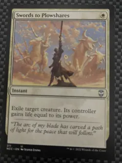 MTG Swords to Plowshares Remastered / 211 Regular Uncommon - Image 1