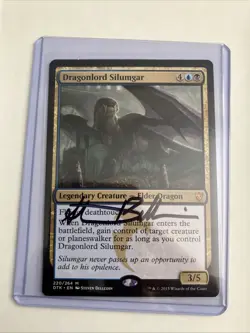 SIGNED Dragonlord Silumgar DTK Non-Foil - Image 3