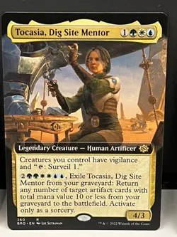 Mtg BRO- Tocasia, Dig Site Mentor - Extended -NM - Image 1