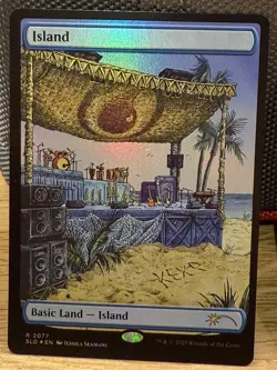 Mtg Secret Lair KEXP - Island 2077 - Foil -NM - Image 1