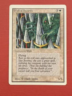 Mtg Unlimited -Wall of Swords -EX+ - Image 1