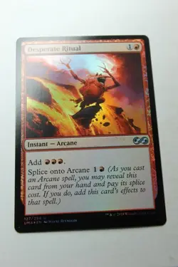 MTG Desperate Ritual x1-Foil -Ultimate Masters-Lightly Played - Image 1