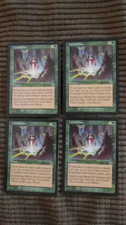 Magic: the Gathering / MtG Land Grant x4 Mercadian Masques - Image 1