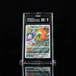 2022 POKEMON SWSH BLACK STAR PROMO #262 FULL ART/CHARIZARD VSTAR - TAG 9 - Image 1