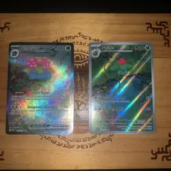 Ivysaur 167/165 & Venusaur EX 198/165 SIR Full Art Holo's 2023 SV 151 Pokemon - Image 1