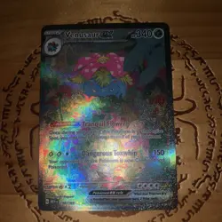 Ivysaur 167/165 & Venusaur EX 198/165 SIR Full Art Holo's 2023 SV 151 Pokemon - Image 3