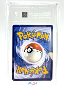 2023 Bulbasaur Pokemon Scarlet & Violet Black Promo Holo #046 Graded TAG 9 - Image 4
