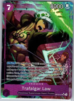 Trafalgar Law Alt Art OP12-073 English Legacy of the Master - One Piece - NM - Image 1