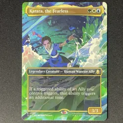 Katara, the Fearless - #305 (Borderless) Avatar: The Last Airbender Regular Mtg - Image 1