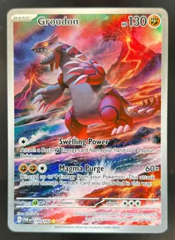 2023 Pokemon SV Paradox Rift PAR EN Groudon #199/182 - Image 1