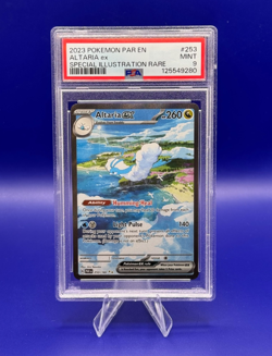 2023 Pokemon SV Paradox Rift PAR EN Altaria ex #253/182 PSA 9 - Image 1