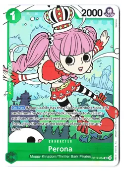Perona OP12-034 - Legacy of the Master One Piece SR Foil NM - Image 1