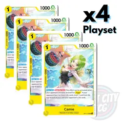 Camie OP11-102 (Playset) - Fist of Divine Speed- x4 Playset One Piece TCG NM - Image 1