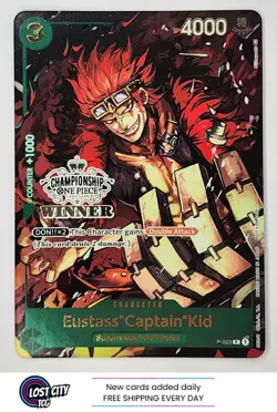 Eustass"Captain"Kid (Championship Winner) P-003 - One Piece Promo English NM - Image 1