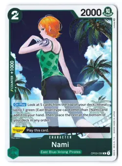 Nami (030) OP03-030 - One Piece Pillars of Strength R Foil NM - Image 1