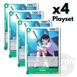 Kuina OP12-026 - Legacy of the Master - x4 Playset One Piece TCG NM - Image 1