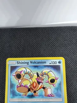 Shining Volcanion SHINY ULTRA RARE 27/73 SM Shining Legends Pokemon Card NM HOLO - Image 2