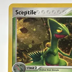 2006 Pokemon, POP Series 1, #4/17 Sceptile, Holo Rare - LP - Image 2