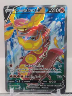 Centiskorch V 179/189 Pokemon TCG 2020 Ultra Rare Full Art Darkness Ablaze NM - Image 1