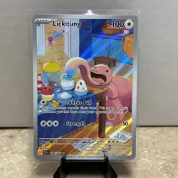 Lickitung 180/162 Pokemon TCG S&V Temporal Forces Illustration Rare English - Image 1