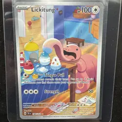 Lickitung 180/162 Pokemon TCG S&V Temporal Forces Illustration Rare English - Image 1