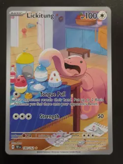 Lickitung 180/162 - Temporal Forces - Illustration Rare - Pokemon TCG - NM - Image 1