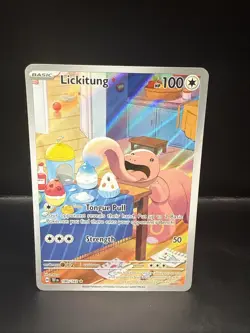Pokemon TCG - Temporal Forces - Lickitung Illustration Rare - 180/162 - Image 2