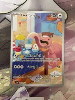 Pokemon TCG Lickitung 180/162 Illustration Rare Temporal Forces NM/M - Image 1