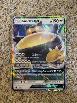 Pokemon TCG Jumbo Snorlax GX Full Art SM05 Oversized Card - Image 1