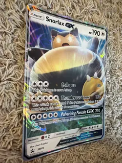 Pokemon TCG Jumbo Snorlax GX Full Art SM05 Oversized Card - Image 3