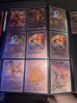 Pokemon TCG Foil GX EX Vmax Lot Charizard Pikachu Mew Machamp Jolteon Cards - Image 5
