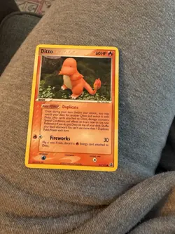 Ditto (Charmander) 61/113 Pokemon TCG Card EX Delta Species Fire Near Mint NM - Image 1