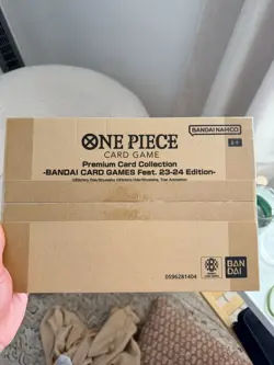 One Piece Premium Card Collection Bandai Games Fest 23-24 Monkey.D.Luffy P-001 - Image 2