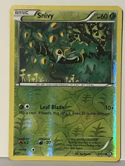Snivy Reverse Holo 6/113 Legendary Treasures NM Pokemon Fast Ship - Image 1