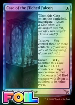 x1 Case of the Filched Falcon MKM MTG 44 FOIL UNCOMMON M/NM 1x - Image 1