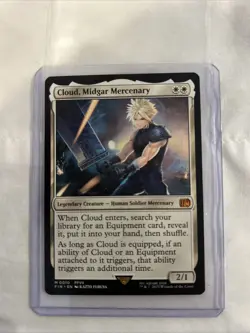 Cloud, Midgar Mercenary 0010 Final Fantasy *NM NON-FOIL* - Image 1