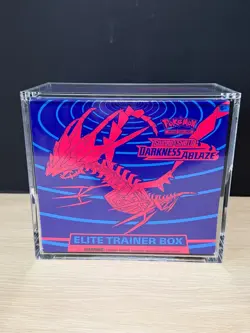 POKEMON SWORD AND SHIELD DARKNESS ABLAZE SEALED ELITE TRAINER BOX ETB WITH CASE - Image 1