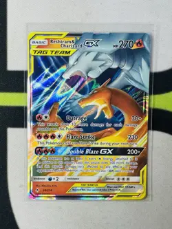 Pokemon TCG - Reshiram & Charizard GX Tag Team 20/214 Unbroken Bonds Played - Image 1