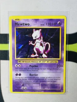 Mewtwo 51/108 - XY Evolutions Promo Cracked Ice Holo Pokemon Card NM - Image 1