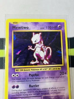Mewtwo 51/108 - XY Evolutions Promo Cracked Ice Holo Pokemon Card NM - Image 2