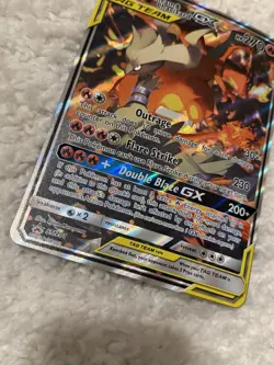 Reshiram & Charizard GX SM201 Sun & Moon Tag Team Black Star Promo Pokemon LP - Image 3