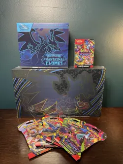 Pokemon Phantasmal Flames Sealed Lot - ETB, Bundle, Charizard UPC, Art Set - Image 2