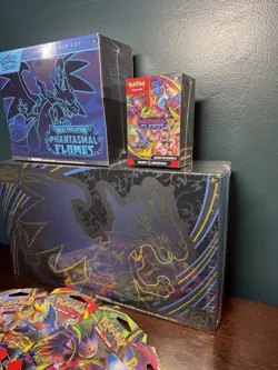 Pokemon Phantasmal Flames Sealed Lot - ETB, Bundle, Charizard UPC, Art Set - Image 3